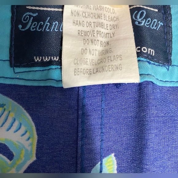 Fish & Tackle Vibrant Blue Marlin Print Swim Shorts - Picture 5 of 8